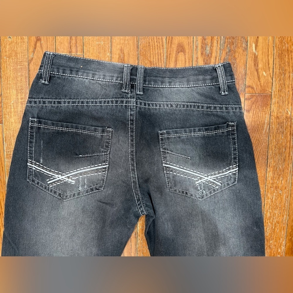 Classic Black Straight Leg Jeans for Women - Picture 7 of 16